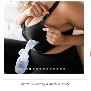 Kindred Bravely Sublime Hands Free Pumping and Nursing Bra - BLACK XL